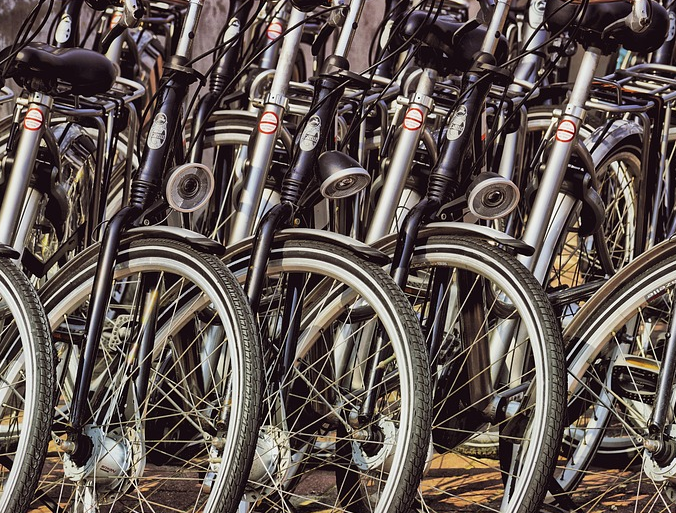 Fahrradständer Reihenanlage